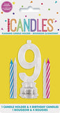 Flashing Cake Topper With Candles- #9