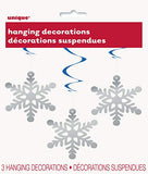 Snowflake Hanging Swirl Decorations