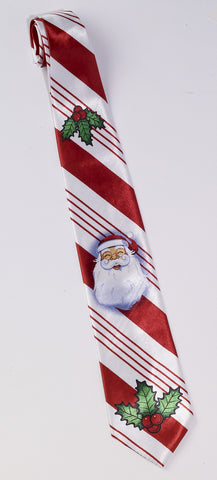 CANDY CANE STRIPED TIE