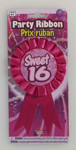 PARTY GIRL AWARD RIBBON 1PC/CARD