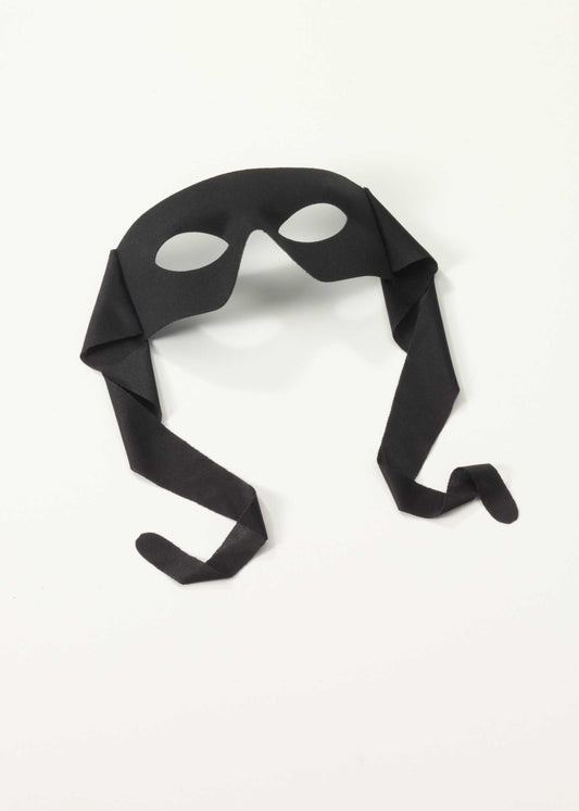 Black Eye Mask w/Ties