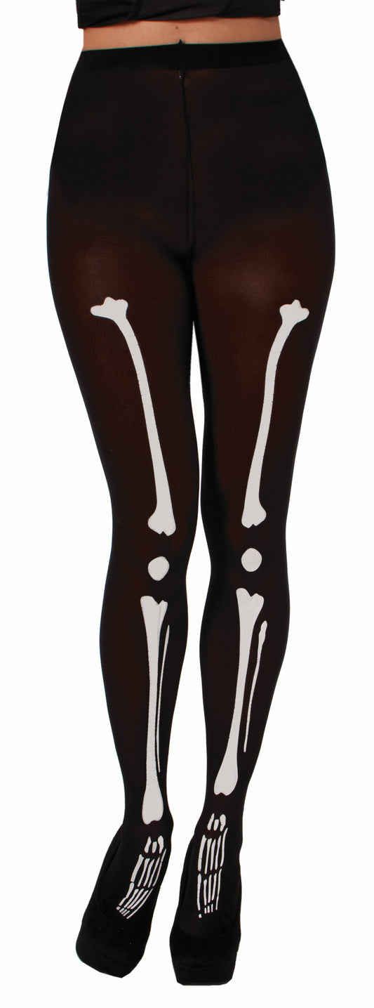 Skeleton Pantyhose - Adult