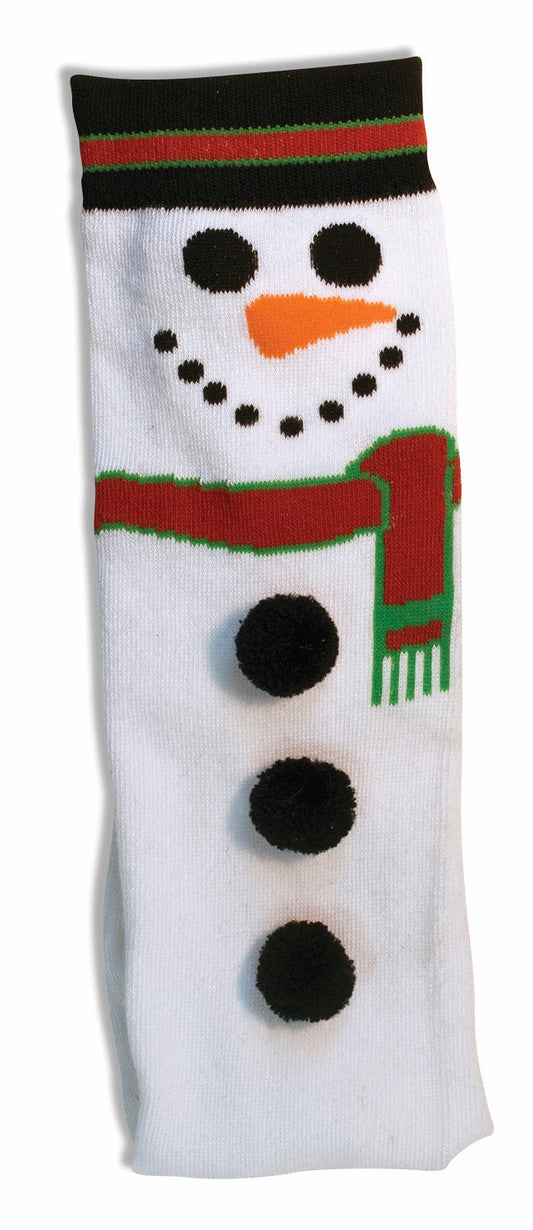 CHRISTMAS SNOWMAN SOCKS 1PR/PKG