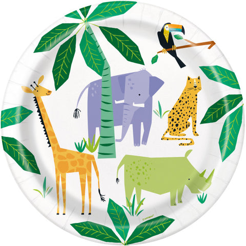 Animal Safari 9" Paper Plates