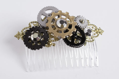 STEAMPUNK HAIR COMB 1PC/PKG