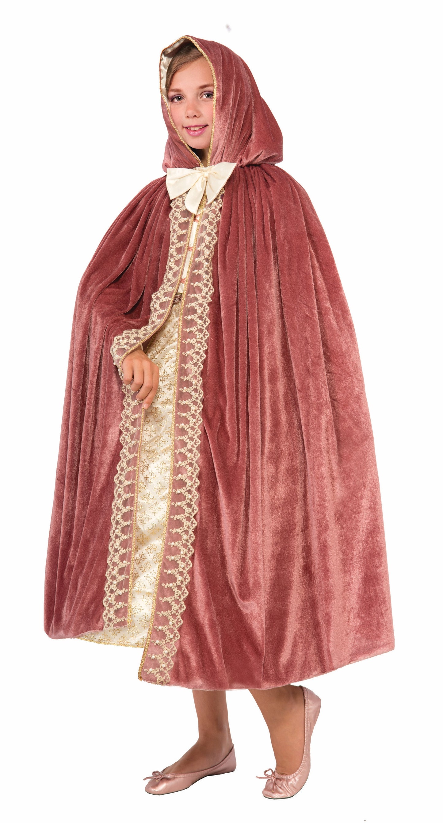 Mauve Royal Princess Cape - Child Sized