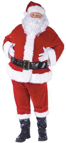 Velour Santa Suit Costume