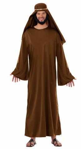 BROWN WISE MAN COSTUME - ADULT EXTRA LARGE