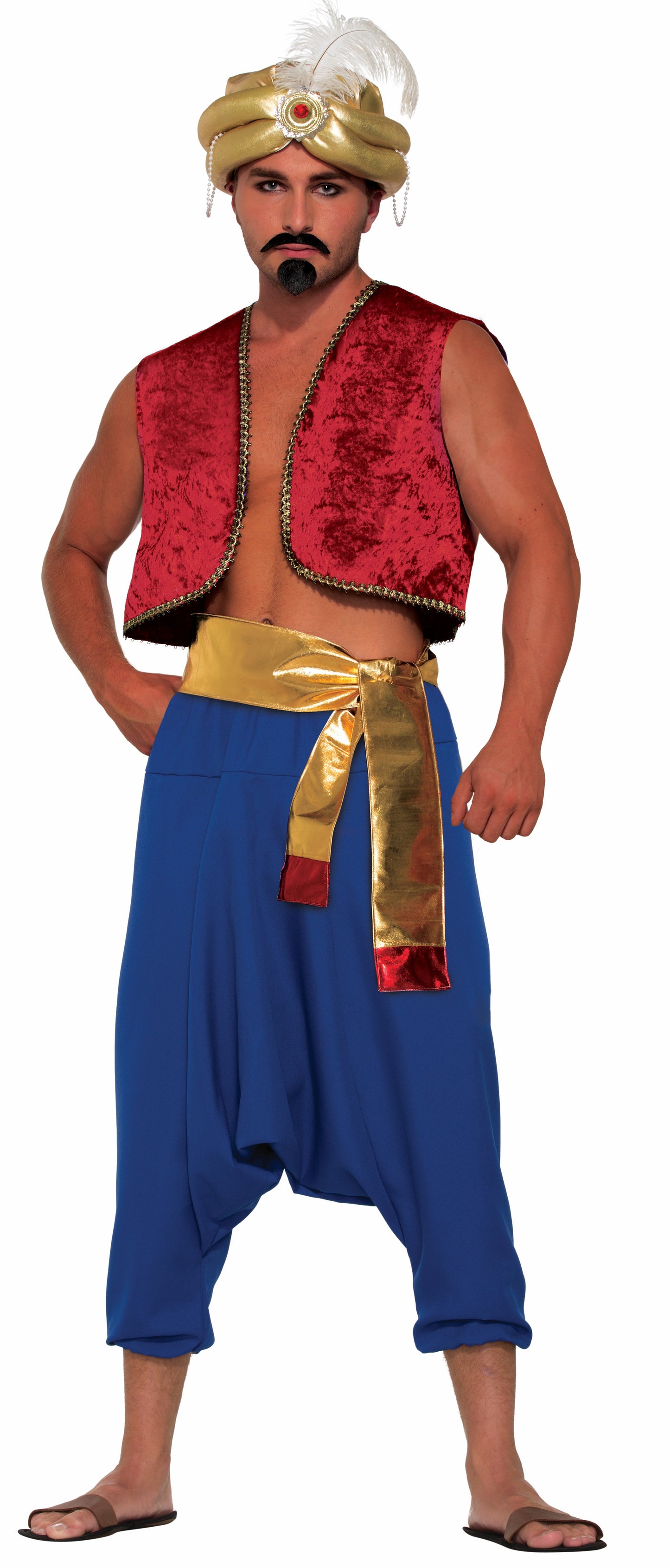 DESERT PRINCE BLUE PANTS ADULT  UP TO 34 WAIST