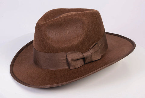 Brown Fedora Adventurer Hat