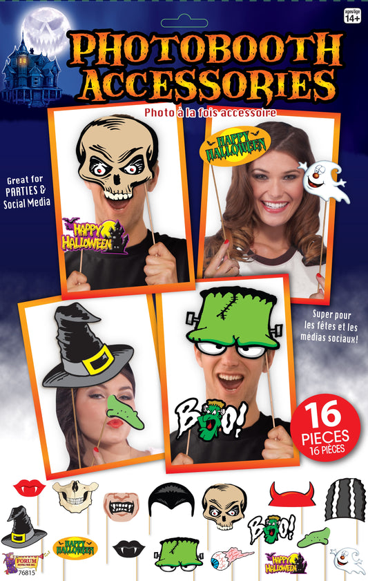 Halloween Photobooth Props - 16ct.