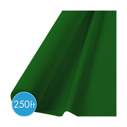 GREEN TABLECOVER  250'