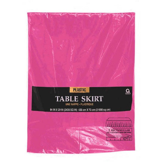 TABLESKIRT - BRIGHT PINK