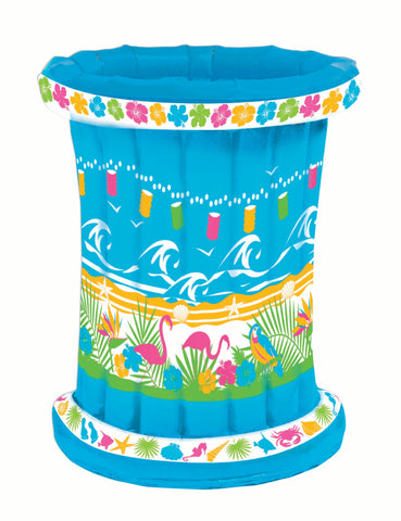 Inflatable Luau Barrel Cooler