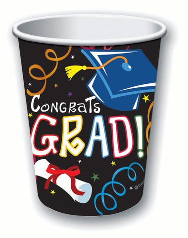 Congrats Grad 9oz. Paper Cups