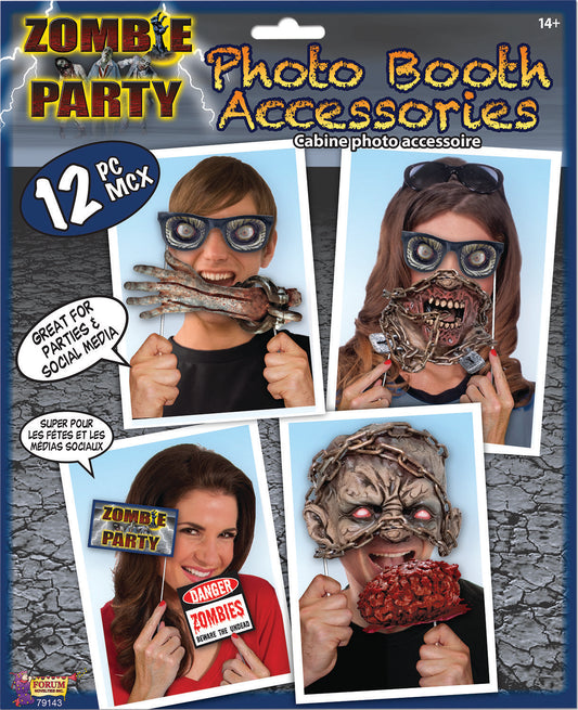 Zombie Party Photo Booth Accessories
