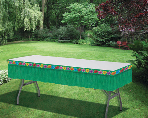 Plastic Luau Tableskirt