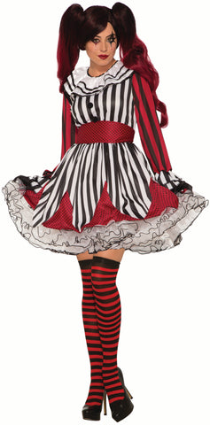 Miss Mischief Clown - Adult Costume