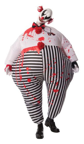 INFLATABLE EVIL CLOWN COSTUME - ADULT