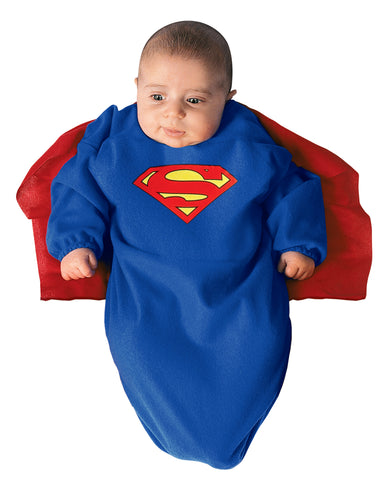 COSTUME - SUPERMAN BABY BUNTING                 D