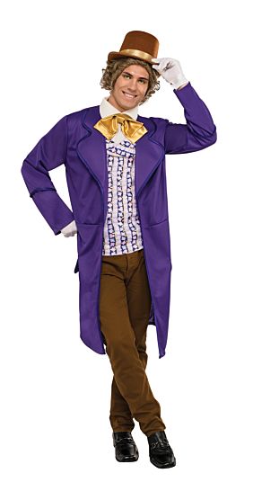 DELUXE WILLY WONKA COSTUME - ADULT STANDARD