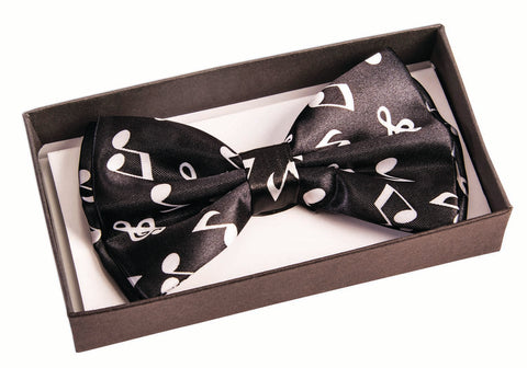 Music Note Bow Tie with Strap