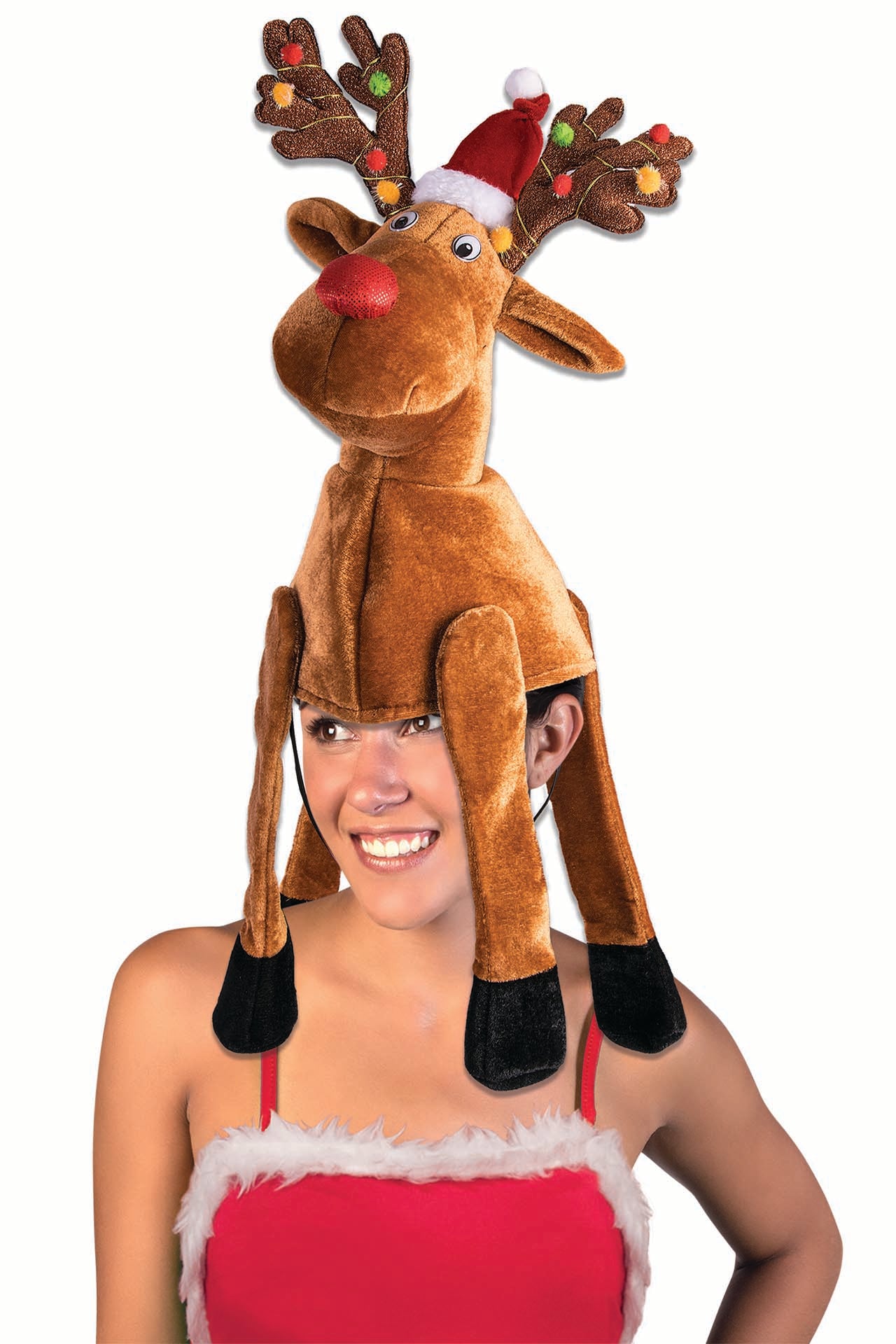 FESTIVE REINDEER HAT