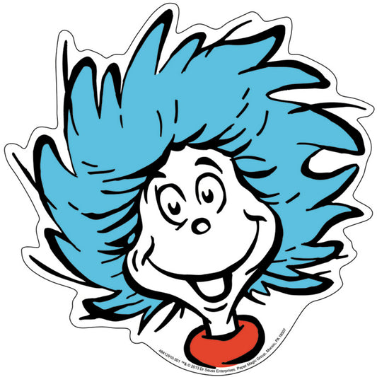 DR SEUSS THING 1 CUTOUTS