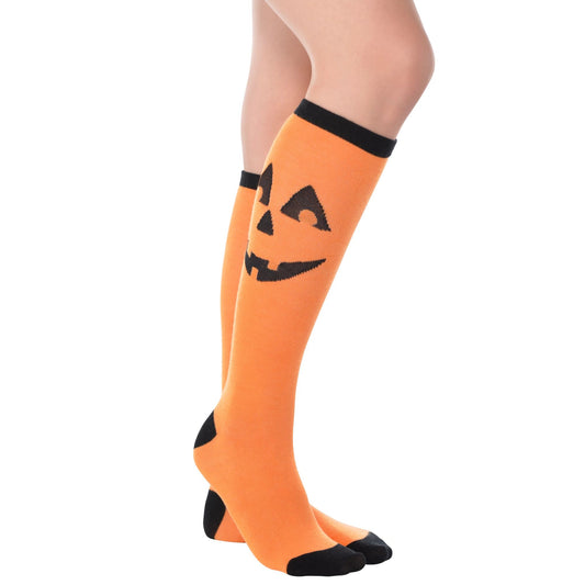 JACK O LANTERN KNEE HIGH SOCKS