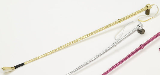Metallic Gold Riding Crop