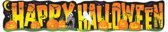 HALLOWEEN GIANT BANNER 4.33' LONG
