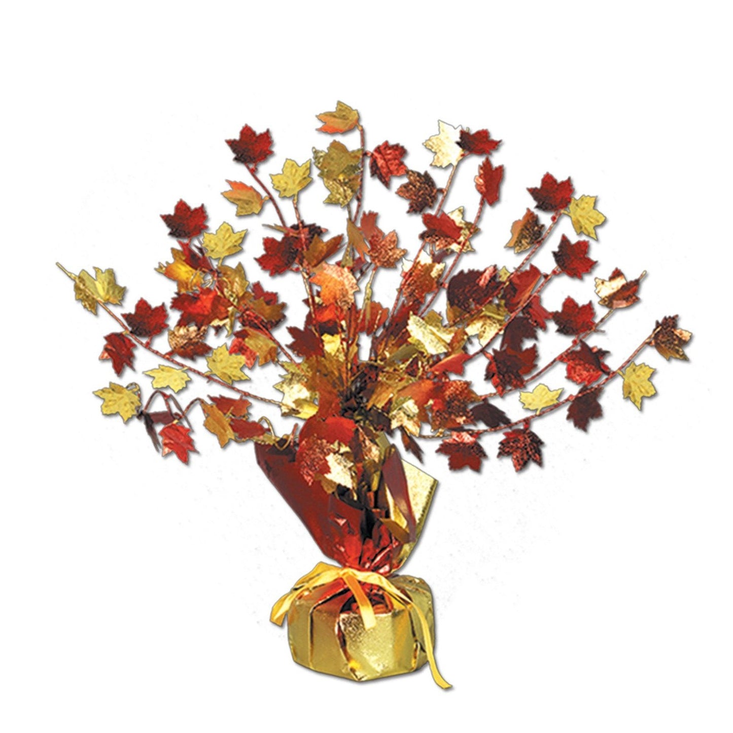 CENTERPIECE - FALL LEAVES GLEAM'N BURST   15"