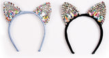 JEWELED DELUXE CAT EARS   2 OPTIONS