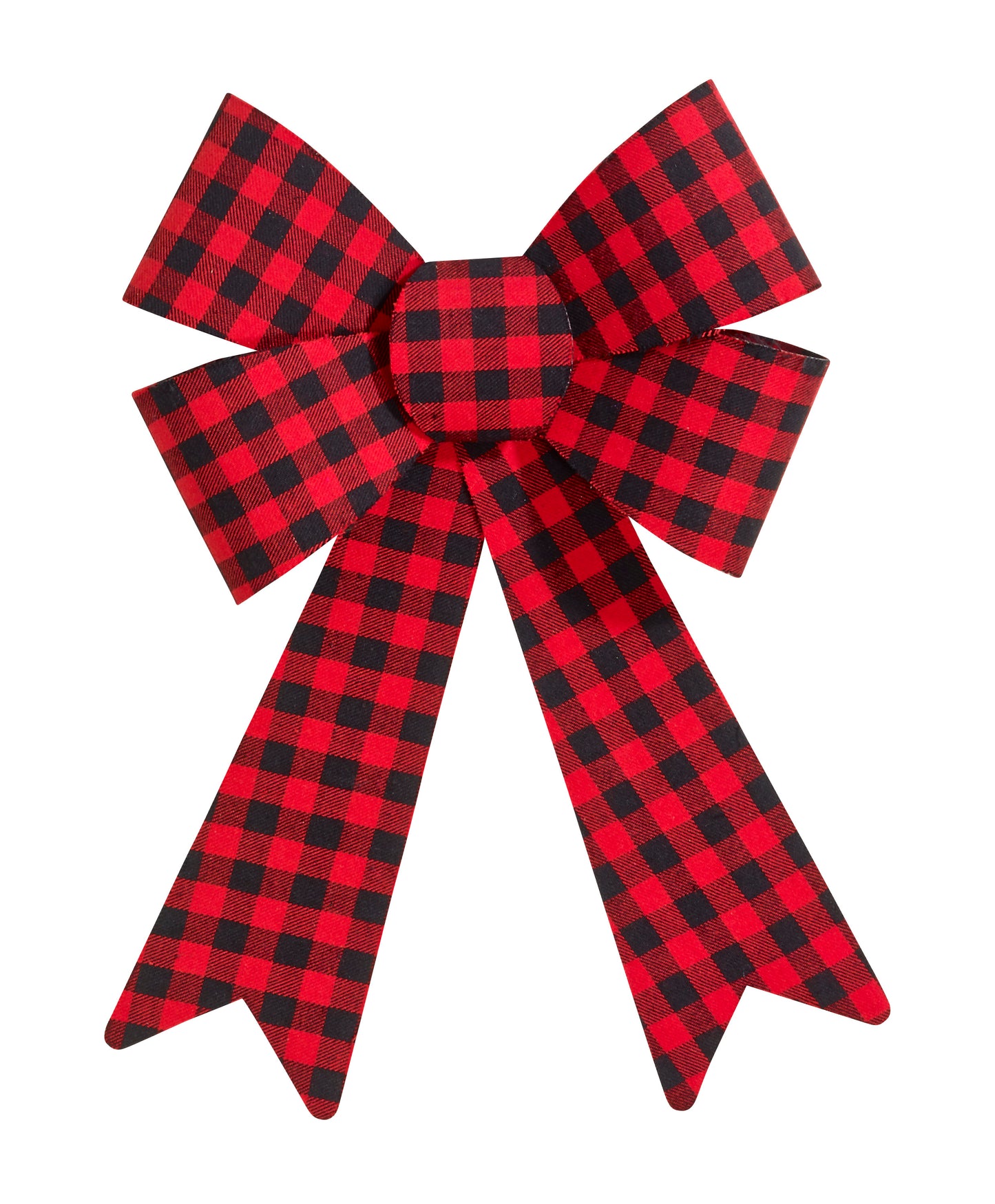 BUFFALO PLAID BOW