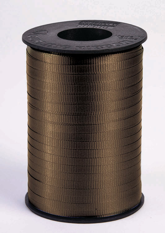 Brown Curling Ribbon