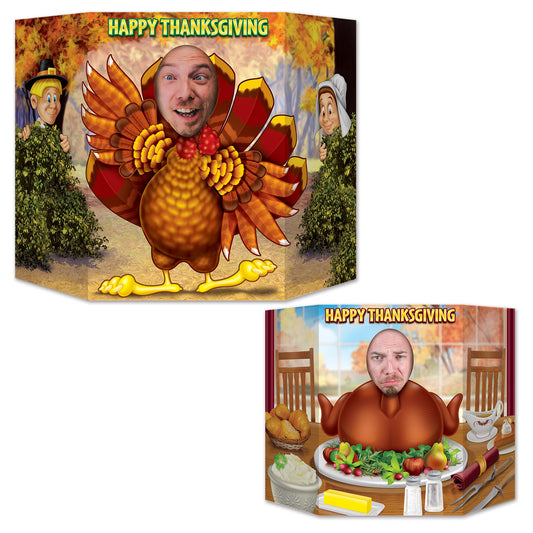 TURKEY PHOTO PROP 37" X 25"  2-SIDED