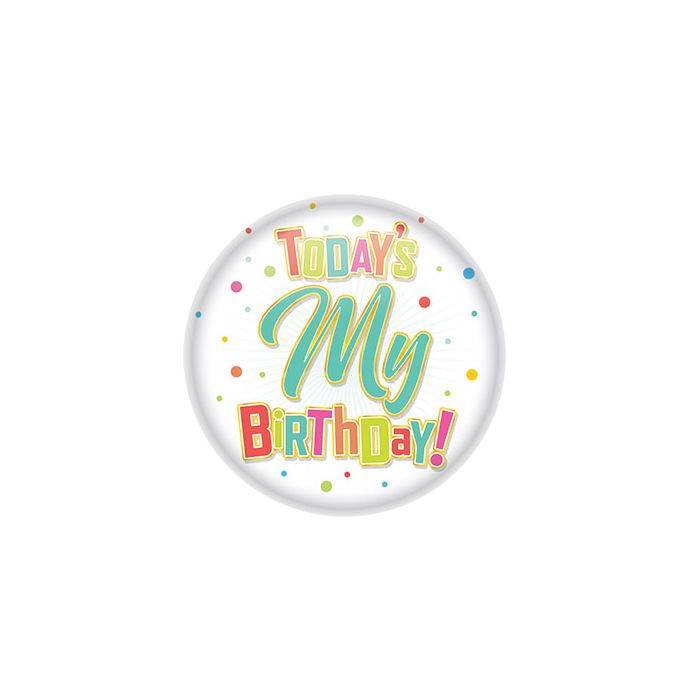Today's My Birthday Button