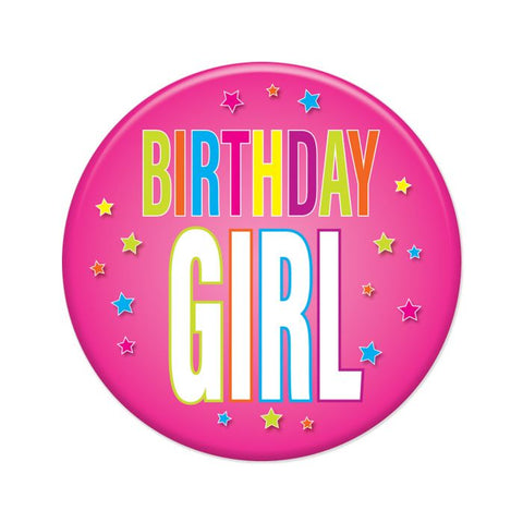 BIRTHDAY GIRL BUTTON