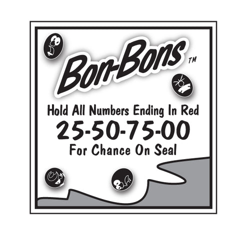 BON BONS PULL TAB 168 TICKETS