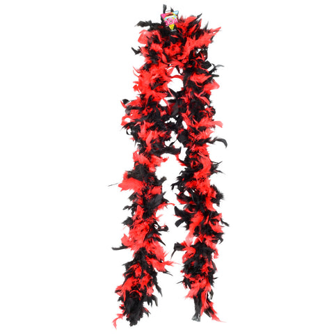 BOA - BLACK/RED FEATHER 6'