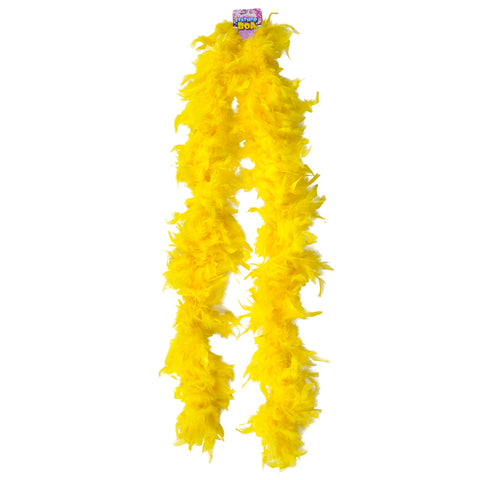 BOA - SOLID BRIGHT YELLOW FEATHER 6'