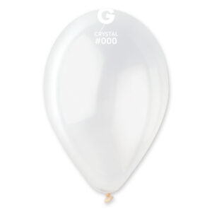 Clear Gemar Latex Balloons- #000