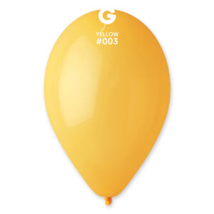 School Bus Yellow Gemar Latex Balloons