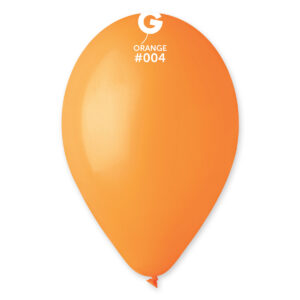 Orange Gemar Latex Balloons- #004