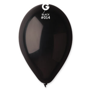 Black Gemar Latex Balloon- #014