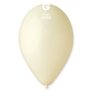 Ivory Gemar Latex Balloons- #059