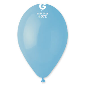 Baby Blue Gemar Latex Balloons- #072