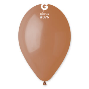 Mocha Gemar Latex Balloons- #076