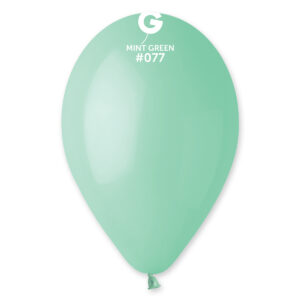 #077 MINT GREEN GEMAR LATEX BALLOON