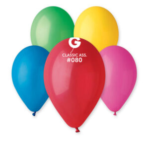 #080 ASSORTED GEMAR LATEX BALLOON